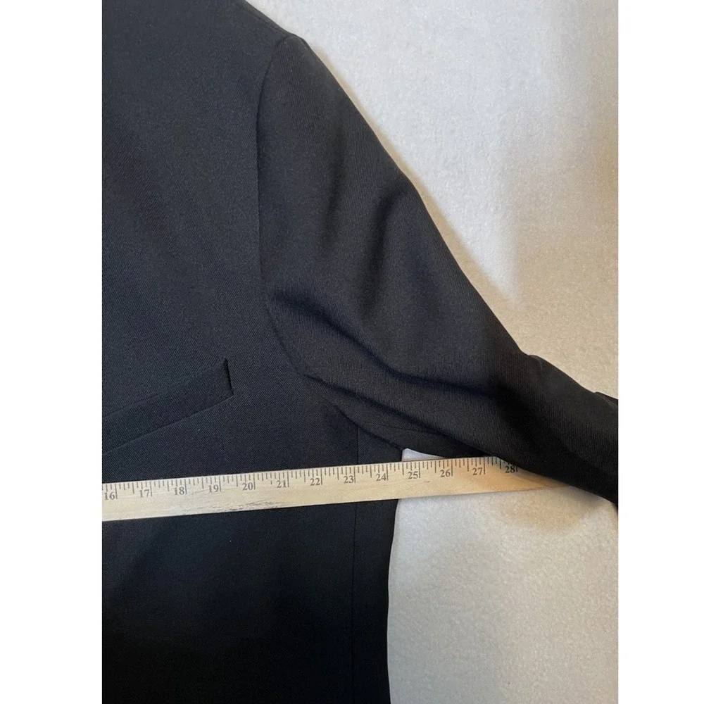 ANDOM IDENTITIES Mens Black Blazer Jacket Polyester Formal Business Size 50‎